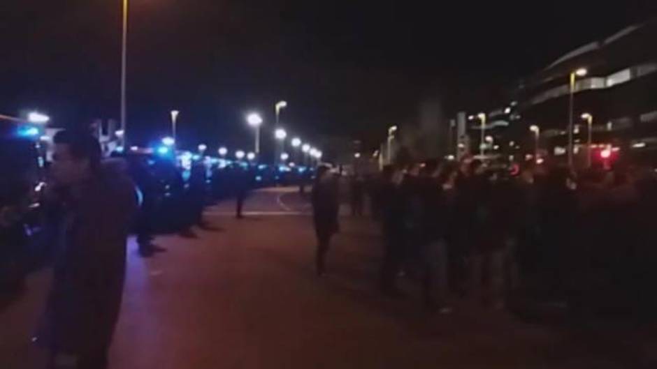 Los taxistas siguen su protesta en IFEMA