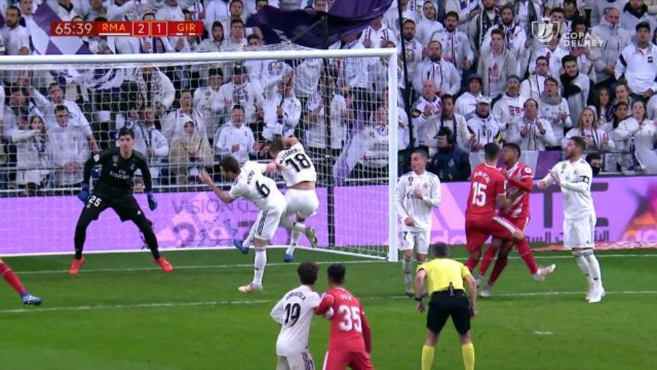 Gol de Álex Granell (2-2) en el Real Madrid 4-2 Girona