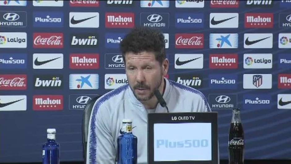 Simeone: "No dudo ni un segundo de Godín"