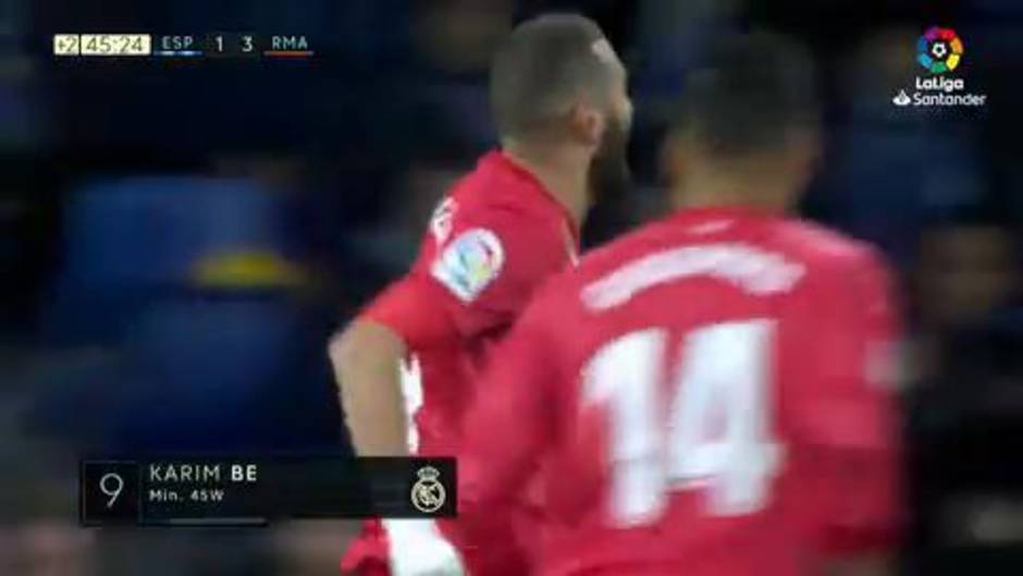 LaLiga Santander: Resumen y goles del Espanyol 2-4 Real Madrid