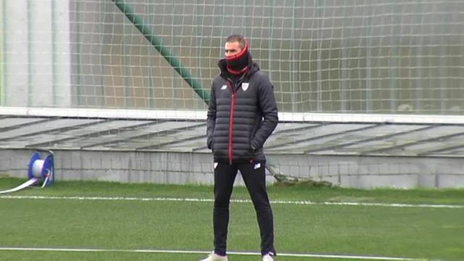 El Athletic entrena con la mente puesta en la Real