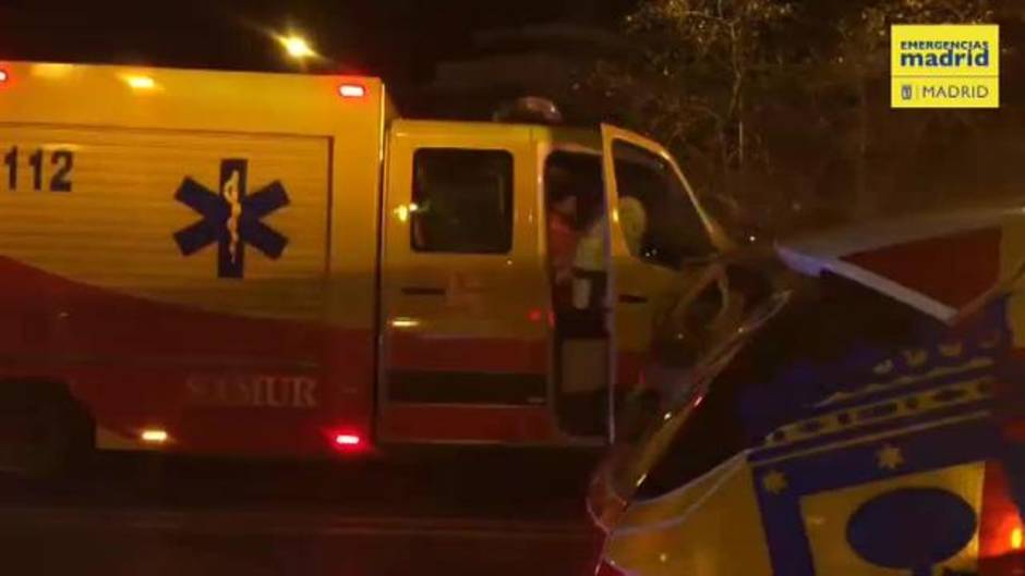 Muere un motorista en Madrid tras ser atropellado por un vehículo