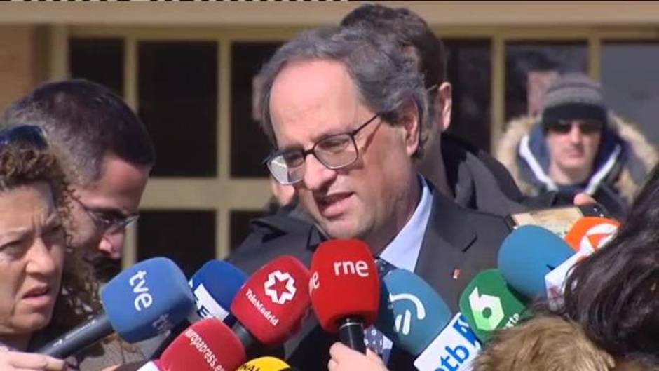 Torra pide a Sánchez "coraje" y "valentía" para seguir adelante con el diálogo