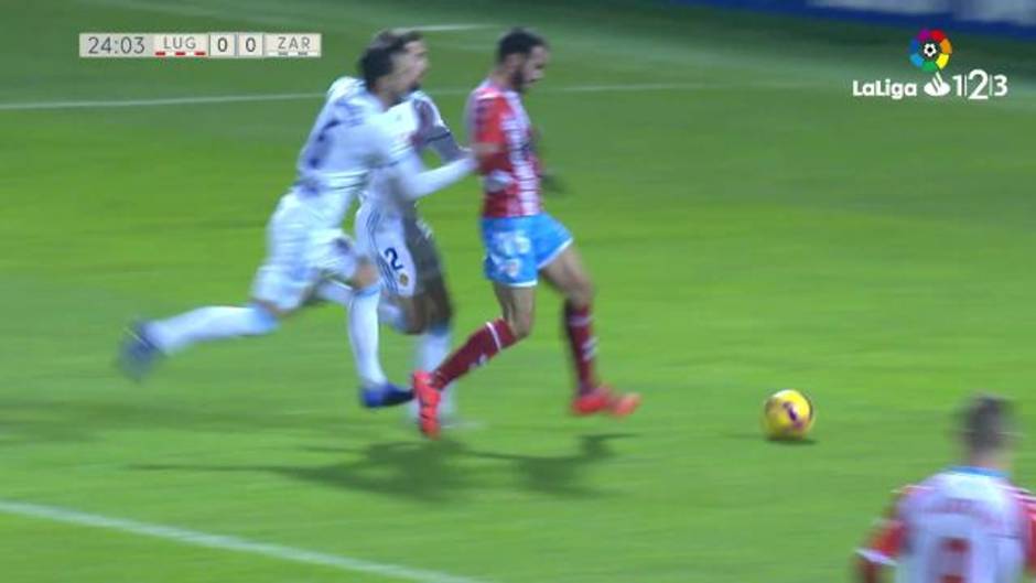 LaLiga 123 (J25): Gol de Carlos Pita (1-0) en el Lugo 1-2 Zaragoza