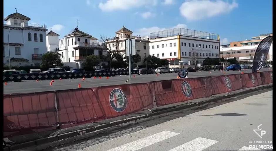 La exhibición de Setién al mando de un Alfao Romeo para ganar a Marc Gené