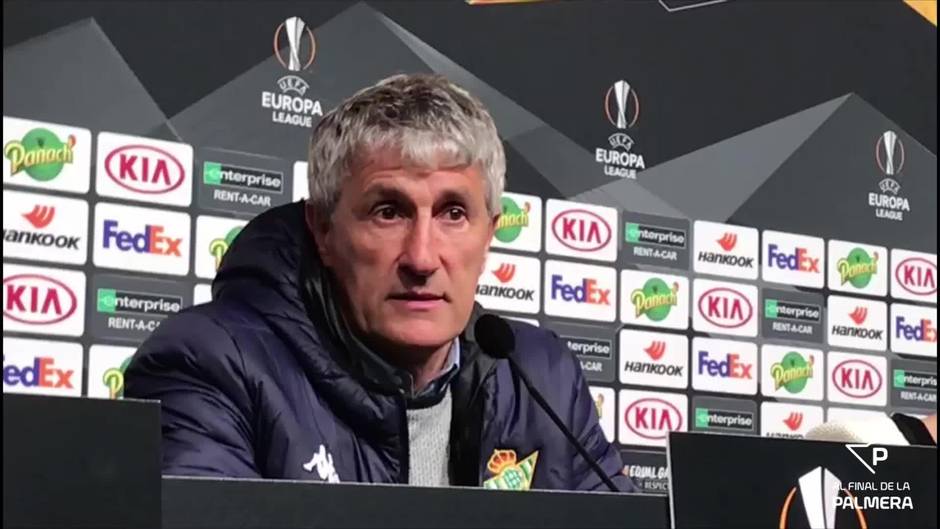 Setién: “Hemos conseguido un empate merecido que podría haber sido algo más”