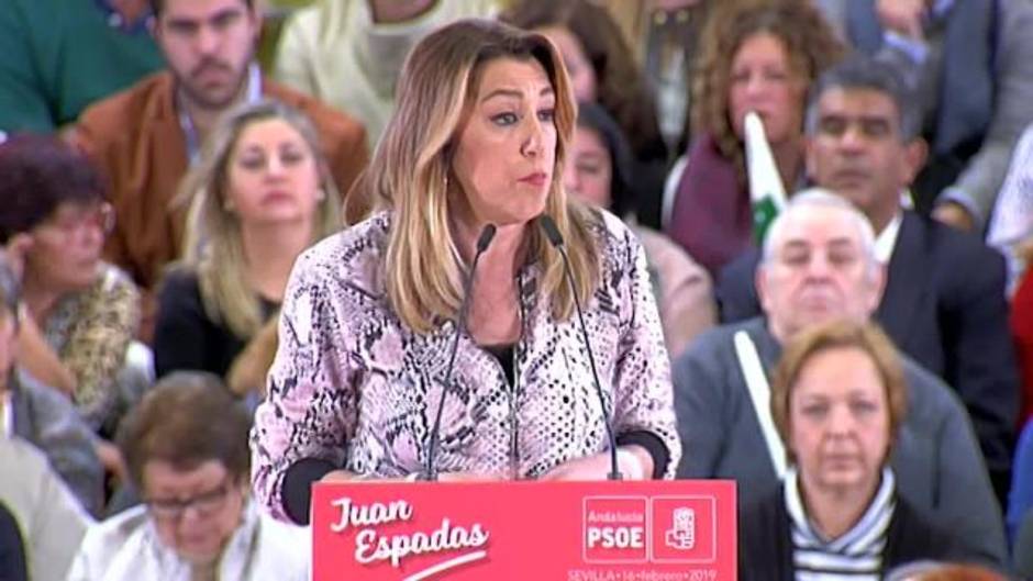 Susana Díaz pide una "mayoría sólida" para que Sánchez "no dependa de nadie"