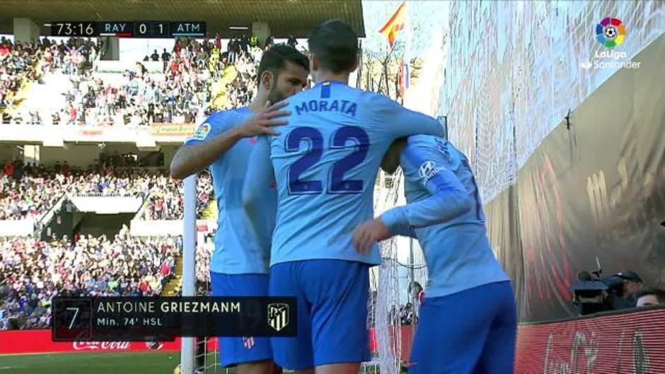 Gol de Griezmann (0-1) en el Rayo Vallecano 0-1 Atlético