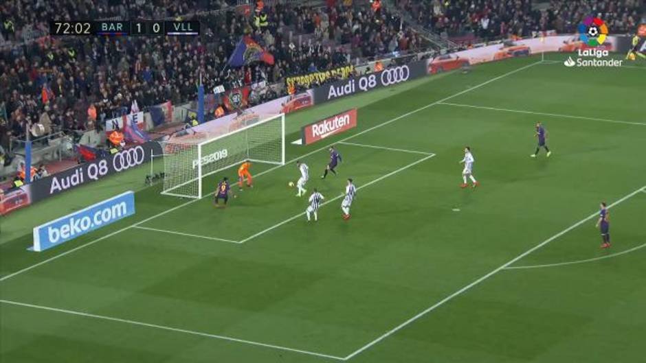 LaLiga Santander (J24): Resumen y gol del Barcelona 1-0 Real Valladolid