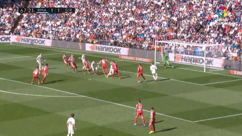 El penalti a Ramos que reclamó el Real Madrid ante el Girona