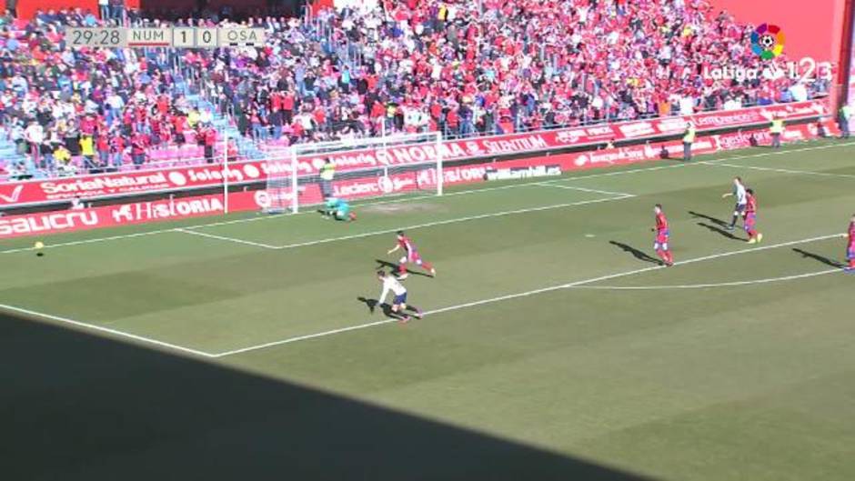 LaLiga 123 (J26): Resumen y goles del Numancia 1-1 Osasuna