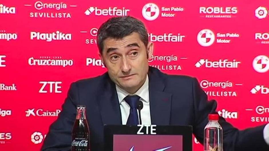 Valverde y Machín elogian a Leo Messi tras su decisiva actuación en el Sánchez Pizjuán