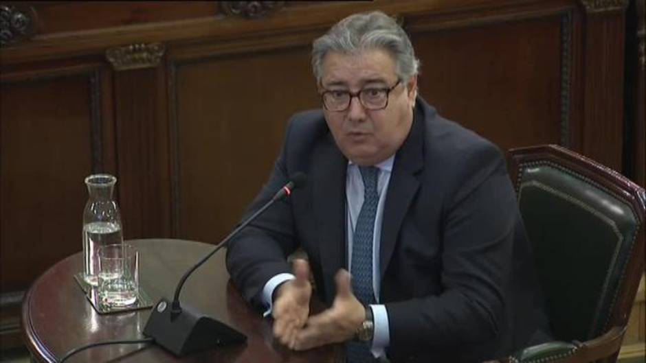 Zoido, sobre el uso de la fuerza el 1-O: "Creo que fue una actuación proporcionada"