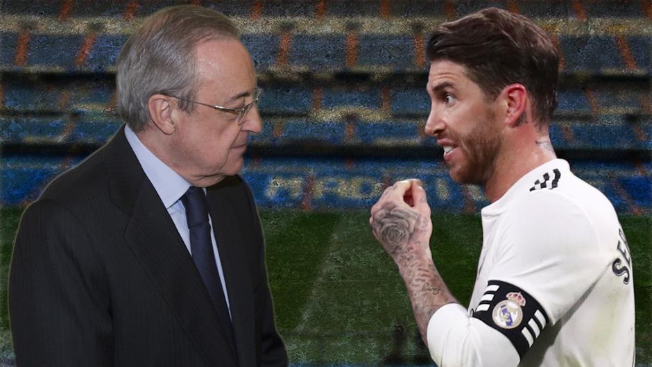 La bronca entre Sergio Ramos y Florentino Pérez tras la derrota contra el Ajax