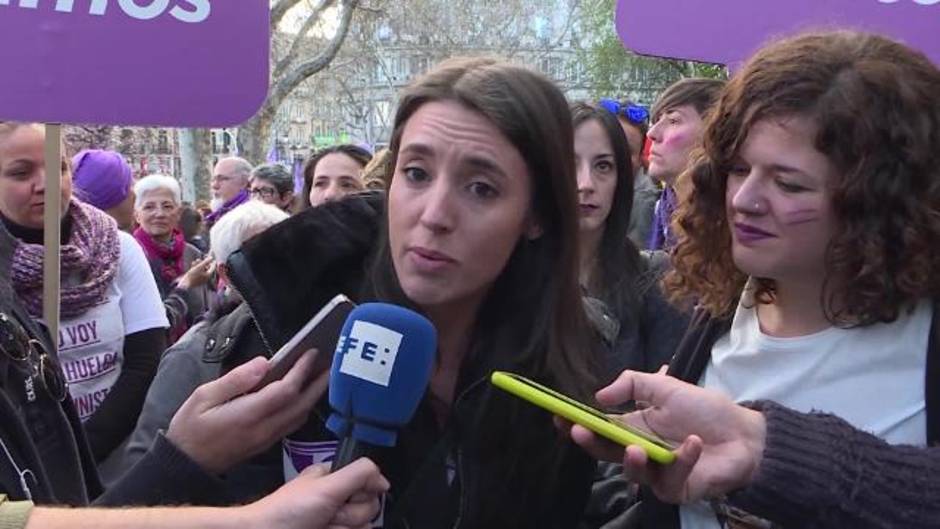 Irene Montero: "Al trío de Colón se le va a frenar blindando derechos"