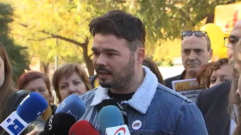 Rufián: "Nada hace más daño a los tres jinetes del apocalipsis facha que Junqueras"