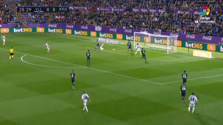 Gol de Anuar (1-0) en el Valladolid 1-4 Real Madrid