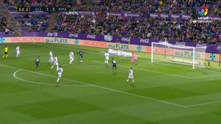 Gol de Modric (1-4) en el Valladolid 1-4 Real Madrid