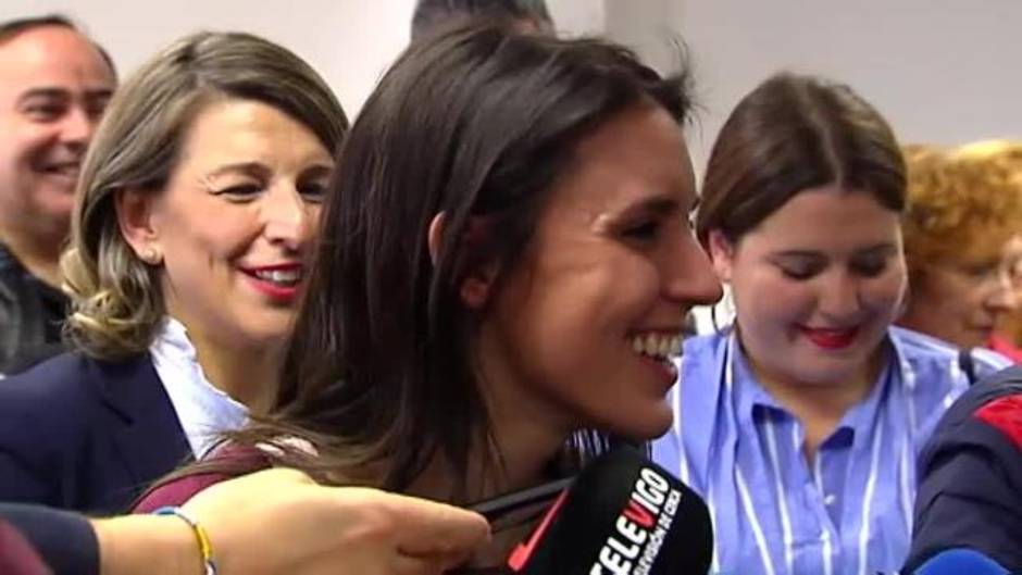 Irene Montero confirma que está embarazada de una niña