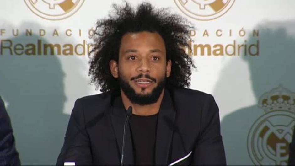 Marcelo presenta su libro en el Santiago Bernabéu