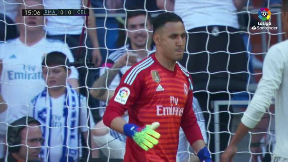 Parada de Keylor Navas en el Real Madrid 2-0 Celta