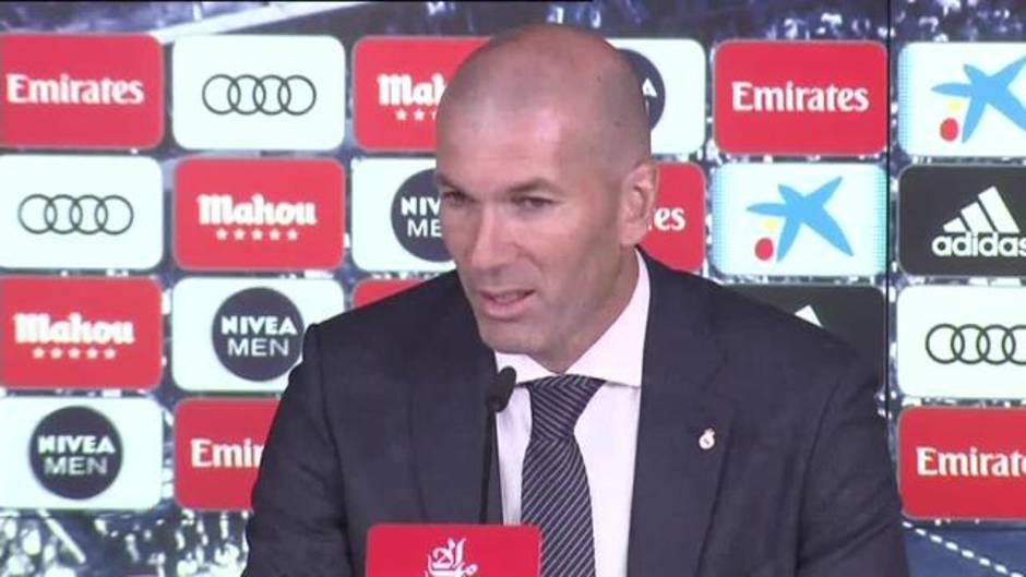 Zidane: "Voy a contar con todos"