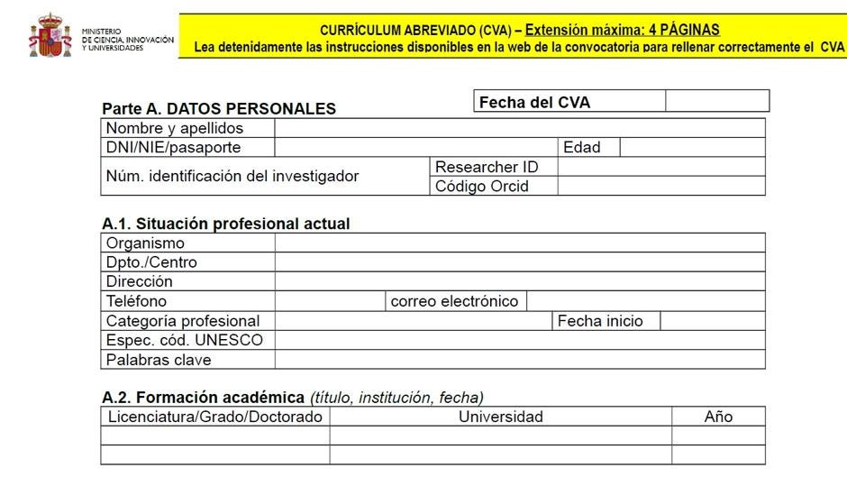 El Ministerio excluye a seis científicos por incumplir los requisitos de formato en sus currículos