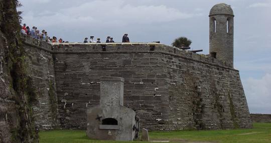 Cañones del Castillo de San Marcos.