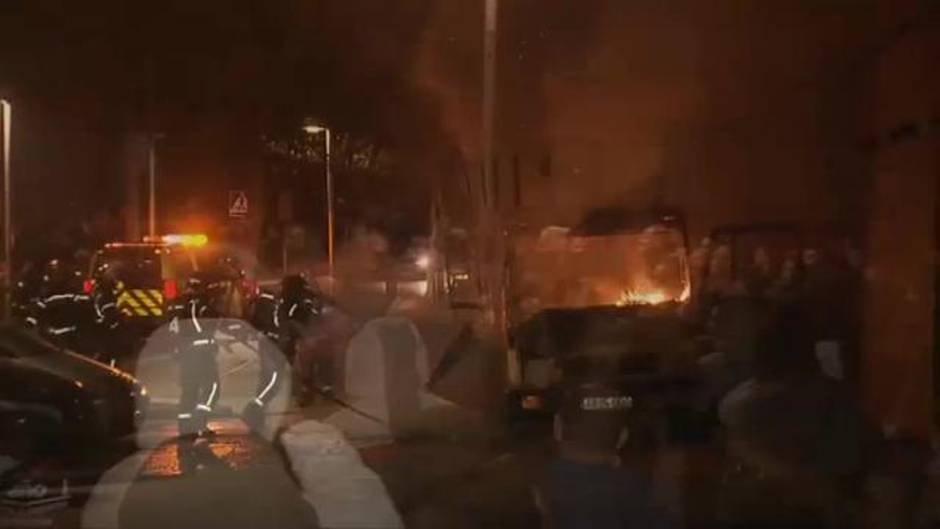 Tensión en Vallecas durante una protesta contra la inseguridad en el barrio