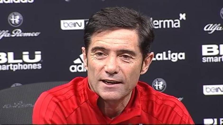 Marcelino sobre el partido ante el Sevilla: "Nuestra intención es ganar"