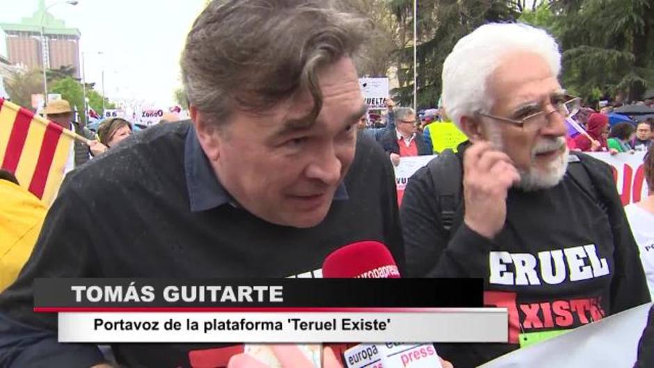 'La España vaciada' llena Madrid para reclamar medidas