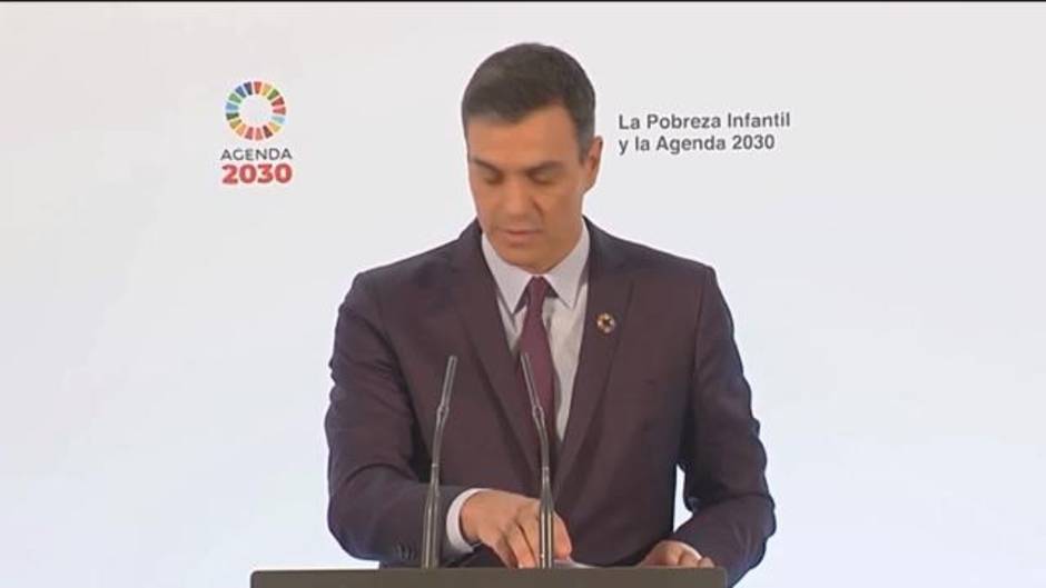 Sánchez defiende que "la pobreza infantil debe ser una prioridad"