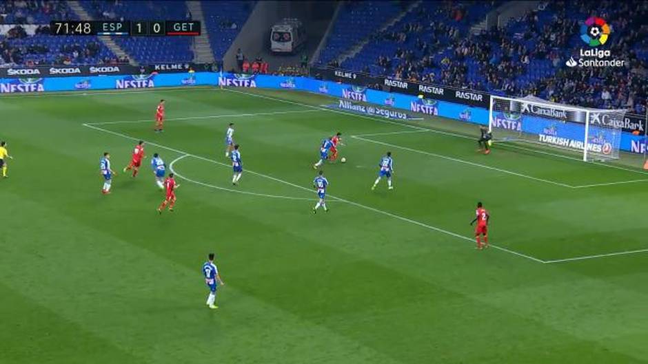 Gol de Ángel (1-1) en el Espanyol 1-1 Getafe