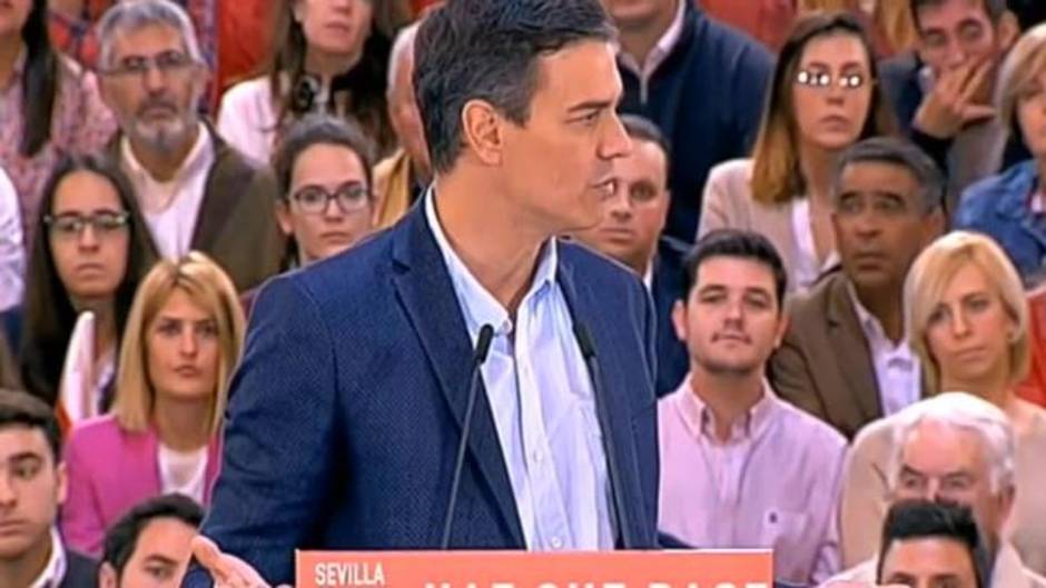 Sánchez critica al "bloque de la involución" de la derecha