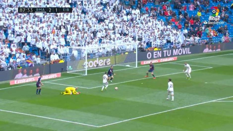 LaLiga (J31): resumen y goles del Real Madrid 2-1 Eibar