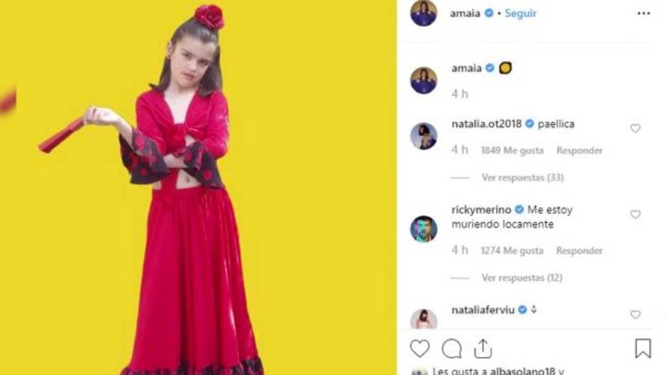 Amaia Romero publica su imagen más divertida en Instagram