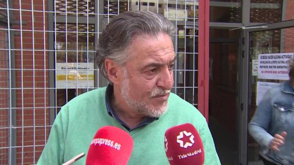 Reacciones ante proyección de vídeo de Podemos en Plaza Mayor