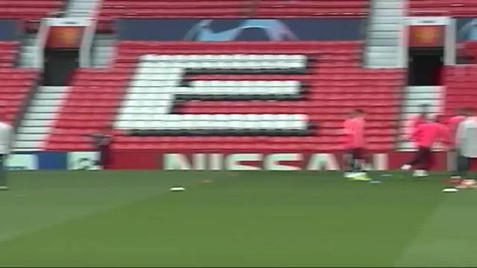 El Barça se prepara para visitar al Manchester United