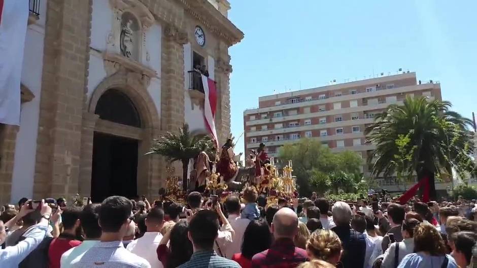 Salida de Borriquita de San José: Semana Santa en Cádiz 2019