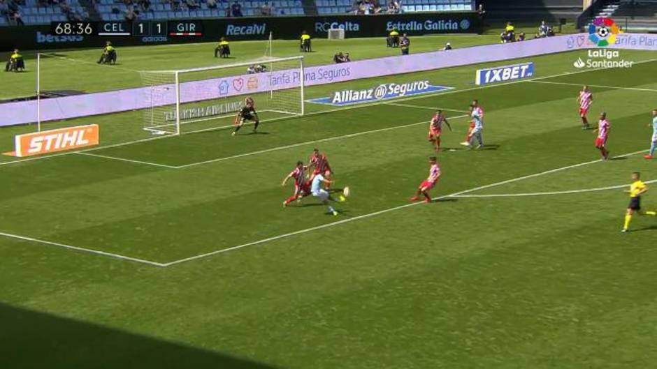 Gol de Boufal (2-1) en el Celta 2-1 Girona