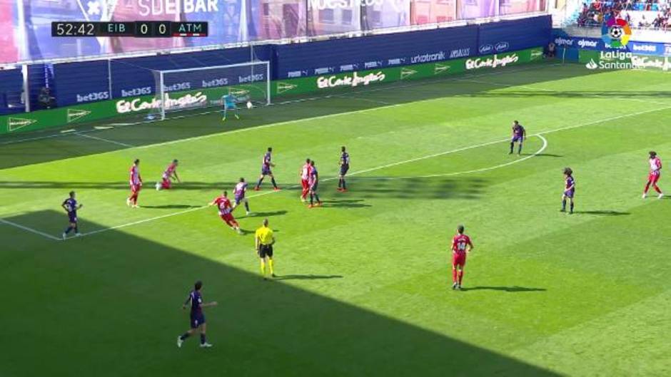 Las paradas de Dmitrovic en el Eibar 0-1 Atlético