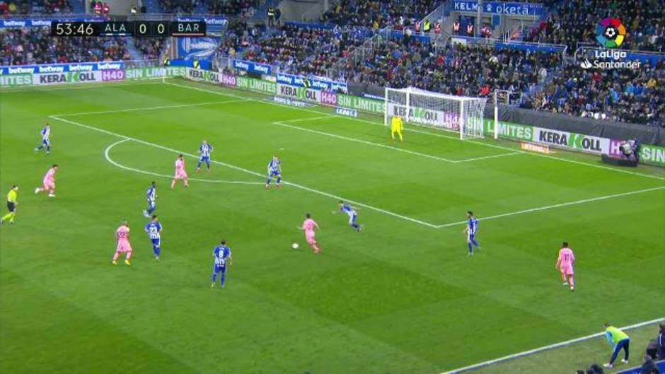 Lo mejor de Luis Suárez en el Alavés 0-2 Barcelona