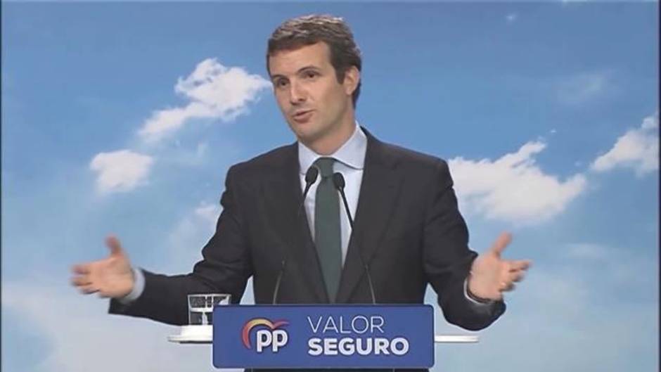 Casado analiza el 28A y reivindica el centrismo del PP