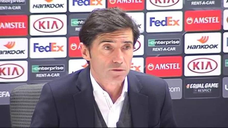 Marcelino: "El resultado no se lo esperaba ni el Arsenal"