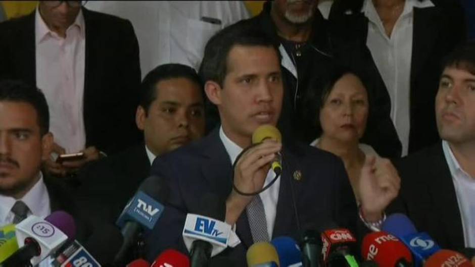 Guaidó asegura que la detención de Leopoldo López sería "una amenaza de guerra"