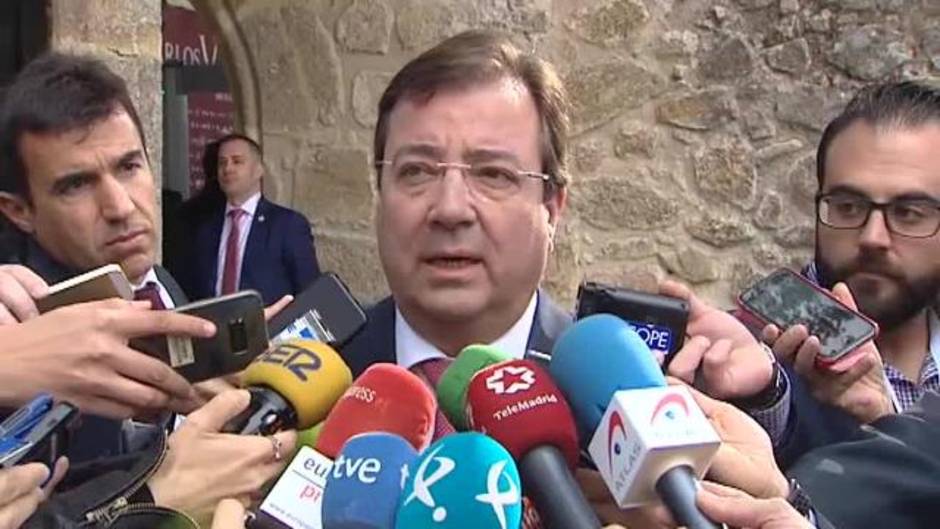 Fernández Vara sobre Rubalcaba: "Le disolvieron el trombo y ahora hay que esperar"