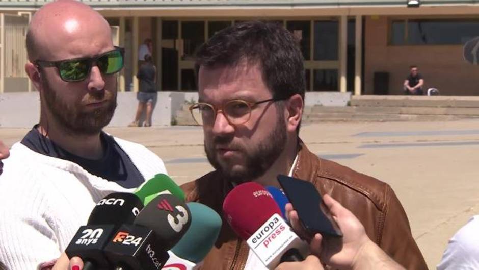 Aragonès propone a Iceta que visite a los presos catalanes