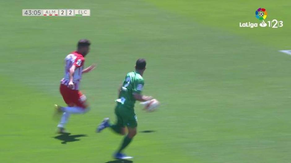 LaLiga 123 (J.38): Hat-trick de Álvaro en el Almería 5-3 Elche