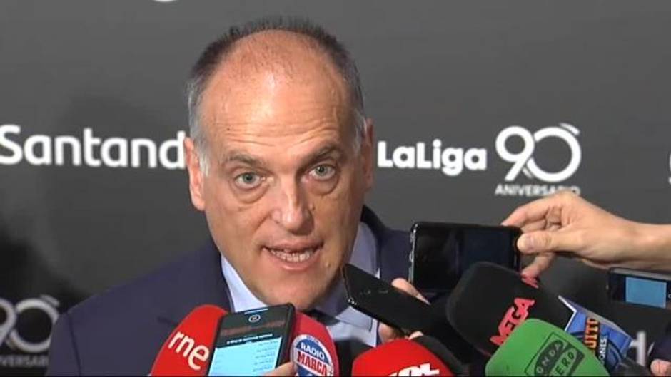 Tebas: "¿Neymar? A mí me gusta que vengan los mejores del mundo"