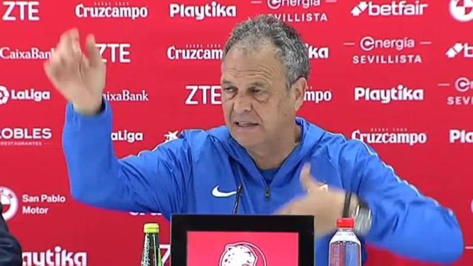 Caparrós sobre un eventual 'biscotto': "En el fútbol de antemano no se pacta nada"